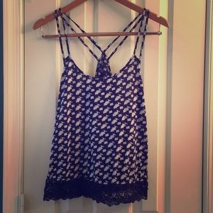 Lace Trimmed Boho Tank